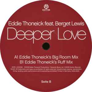 Eddie Thoneick - Deeper Love album cover