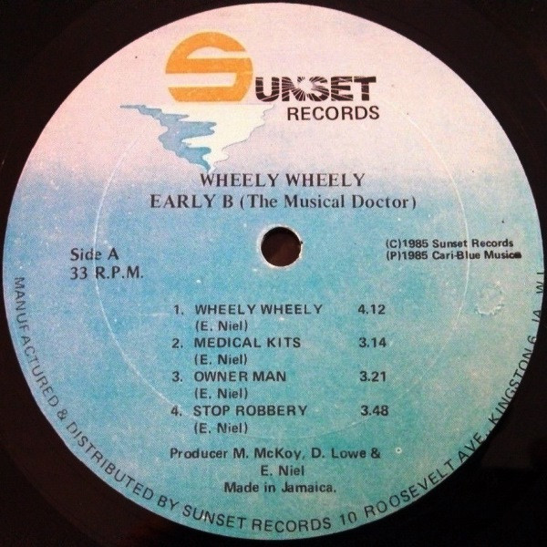 Early B (The Musical Doctor) – Wheely Wheely (1985, Vinyl) - Discogs