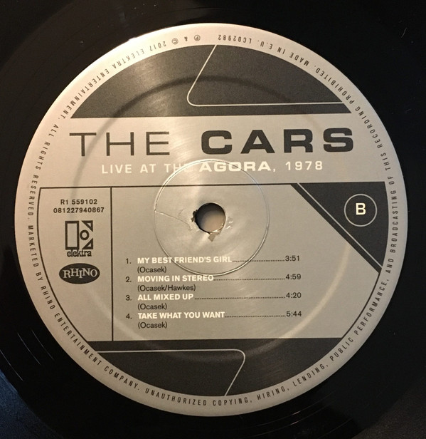 last ned album The Cars - Live At The Agora 1978