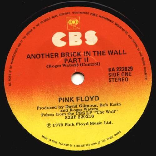 Pink Floyd – Another Brick In The Wall Part II (1979, Vinyl) - Discogs