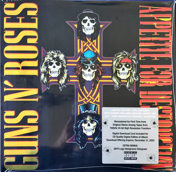 Guns N' Roses Appetite For Destruction: Deluxe Edition With 2 CDs (New)
