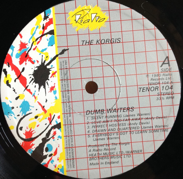 The Korgis - Dumb Waiters | Releases | Discogs