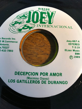 télécharger l'album Los Gatilleros De Durango - Decepcion Por Amor