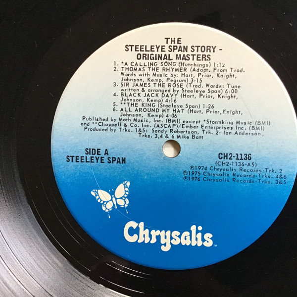 Steeleye Span - The Steeleye Span Story Original Masters | Chrysalis (CH2 1136) - 5