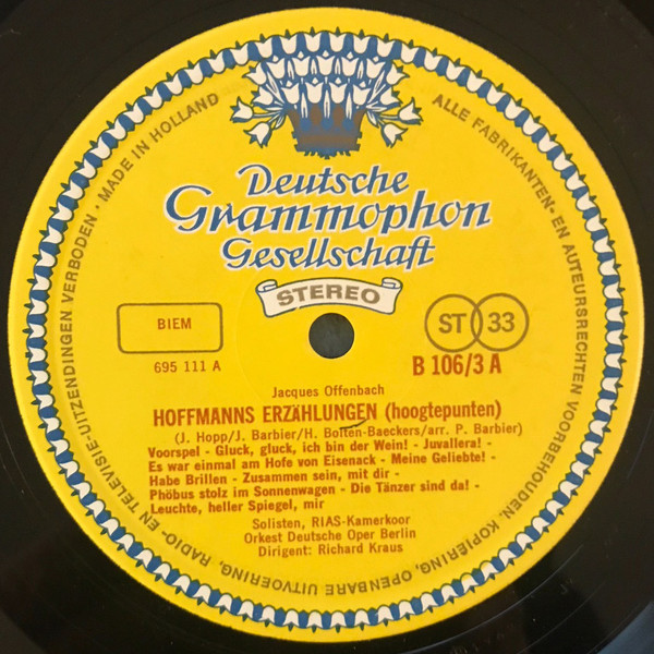 baixar álbum Jacques Offenbach - Hoffmanns Erzählungen In Deutsch Gesungen