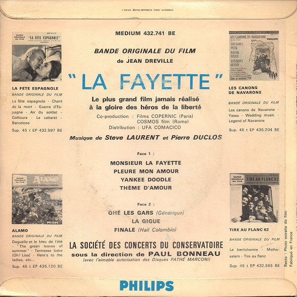 baixar álbum Steve Laurent Et Pierre Duclos - La Fayette