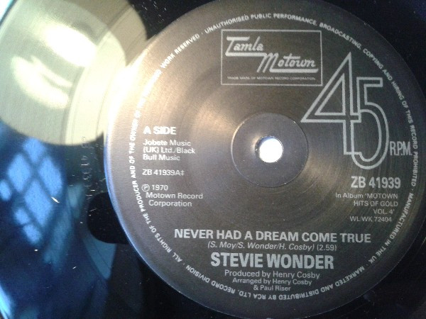 télécharger l'album Stevie Wonder - Never Had A Dream Come True Signed Sealed Delivered Im Yours