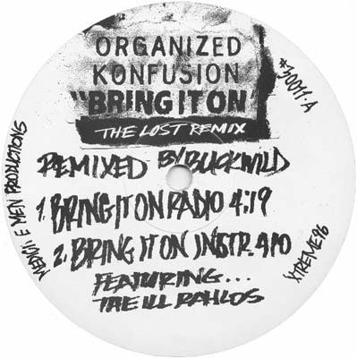 Organized Konfusion – Bring It On (The Lost Remix) (1996, Vinyl 