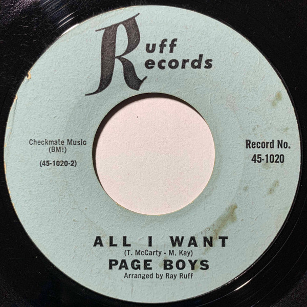 Page Boys – Sweet Love / All I Want (1966, Vinyl) - Discogs