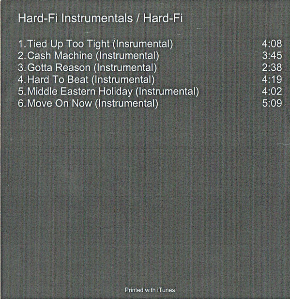 baixar álbum HardFi - Hard Fi Instrumentals