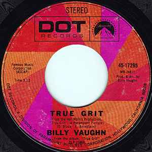 Billy Vaughn - True Grit album cover