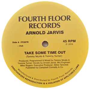 Arnold Jarvis - Take Some Time Out album cover