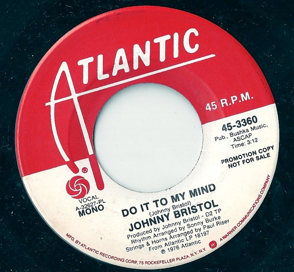 Johnny Bristol – Do It To My Mind (1976, Vinyl) - Discogs