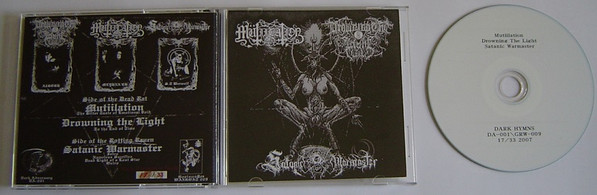 télécharger l'album Mütiilation Drowning The Light Satanic Warmaster - Dark Hymns