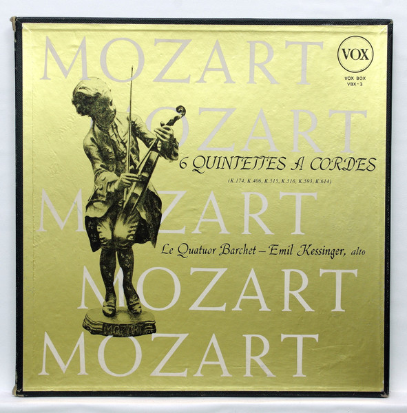 Mozart - Barchet Quartet , With Viola: Emil Kessinger – 6 String 