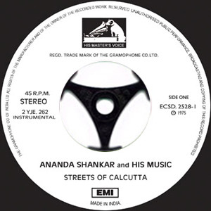 Ananda Shankar And His Music – Streets Of Calcutta / Dancin' Drums