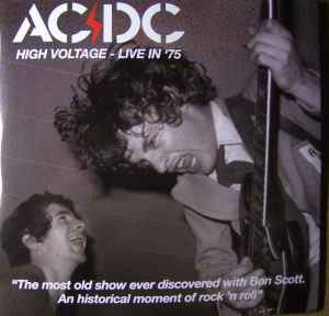 browser vision kabel AC/DC – High Voltage - Live In '75 (2013, Clear, Vinyl) - Discogs