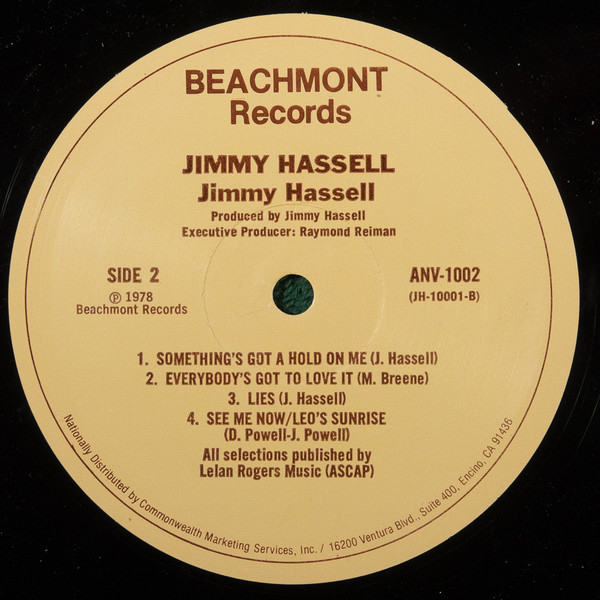 télécharger l'album Jimmy Hassell - Jimmy Hassell