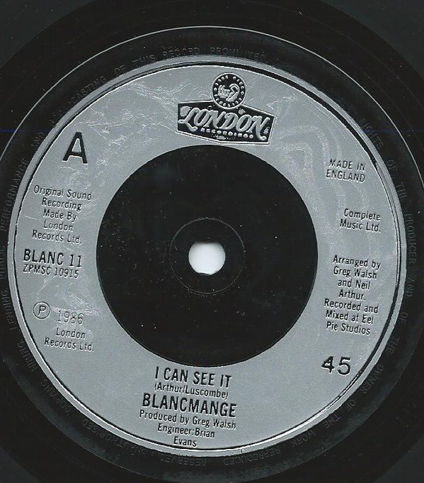 ladda ner album Blancmange - I Can See It