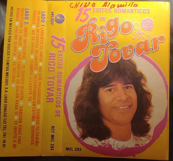 Rigo Tovar – 15 Exitos Románticos (1984, Vinyl) - Discogs