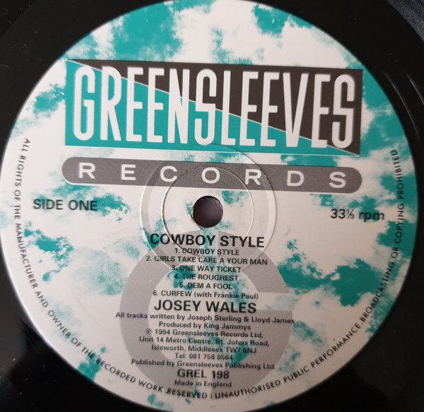 ladda ner album Josey Wales - Cowboy Style