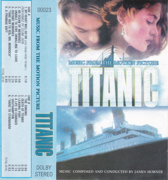 James Horner – Titanic (Music From The Motion Picture) (1998, Cassette) -  Discogs