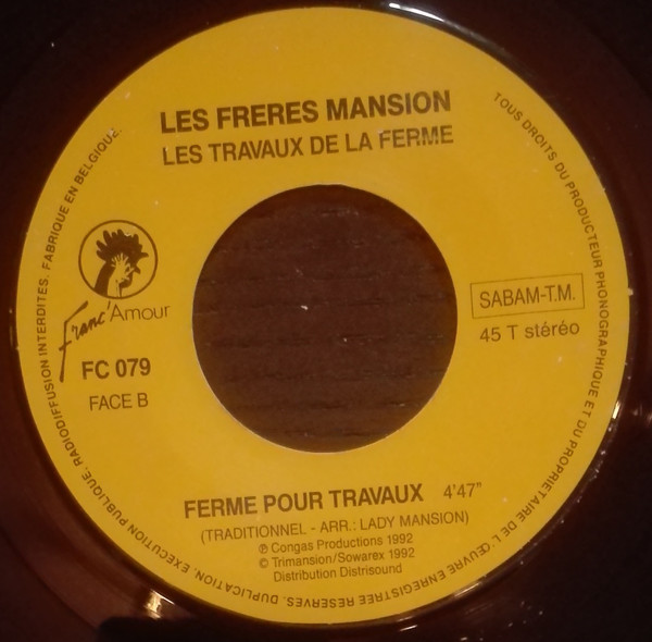 Les Frères Mansion - Les Travaux De La Ferme | Franc'Amour (FC 079) - 4