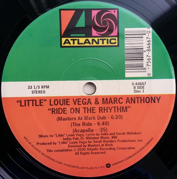 lataa albumi Little Louie Vega & Marc Anthony - Ride On The Rhythm Keep It Comin Now