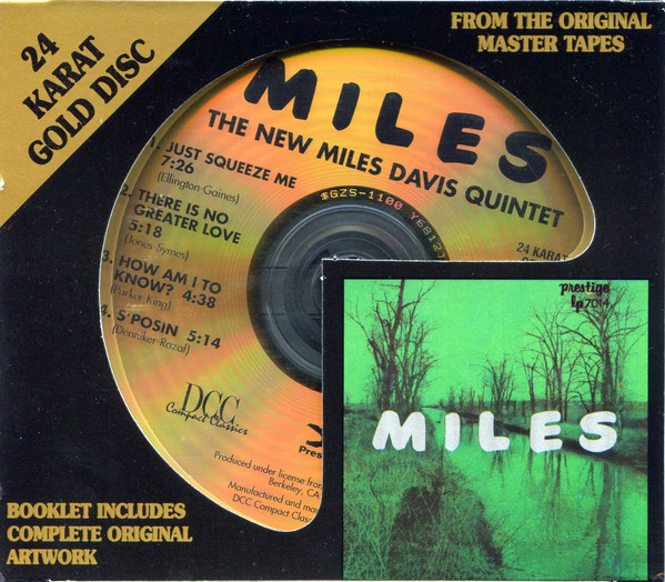 The New Miles Davis Quintet – Miles (1995, 24 Karat Gold Disc, CD