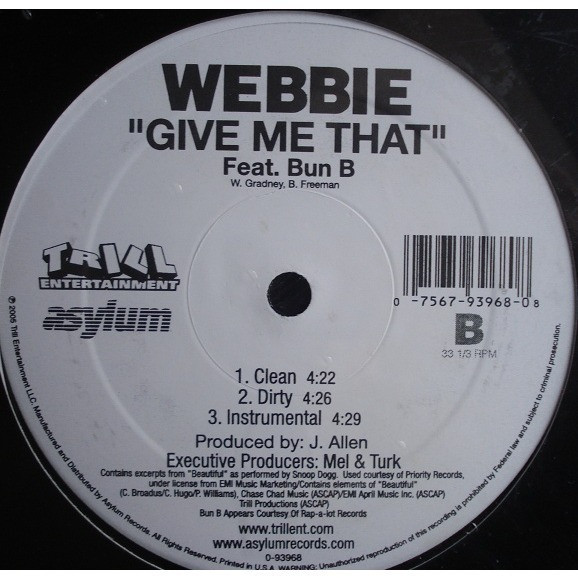 baixar álbum Webbie - Bad Chick Give Me That