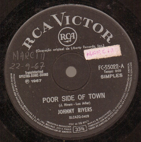 descargar álbum Johnny Rivers - Poor Side Of Town