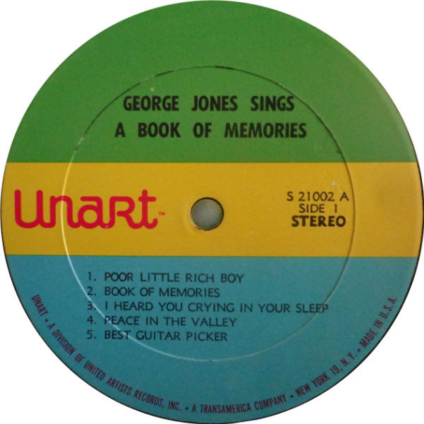 Album herunterladen George Jones - Sings A Book Of Memories