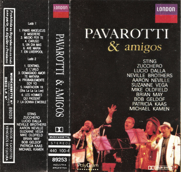 Luciano Pavarotti Pavarotti Amigos Pavarotti Friends 1993