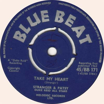 ladda ner album Stranger & Patsy, Duke Reid All Stars - Take My Heart When I Call Your Name