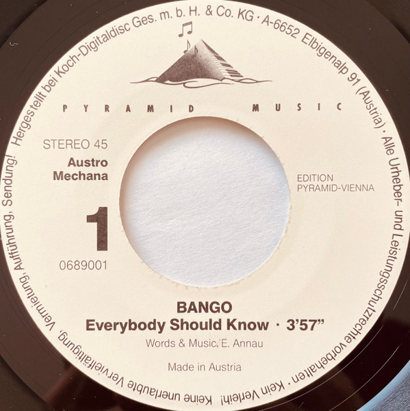 Album herunterladen Bango - Everybody Should Know