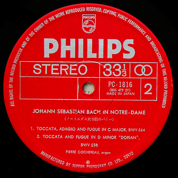 Album herunterladen Johann Sebastian Bach Pierre Cochereau - Johann Sebastian Bach In Notre Dame
