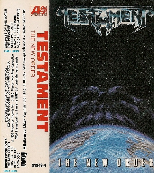 Testament – The New Order (1990, Cassette) - Discogs