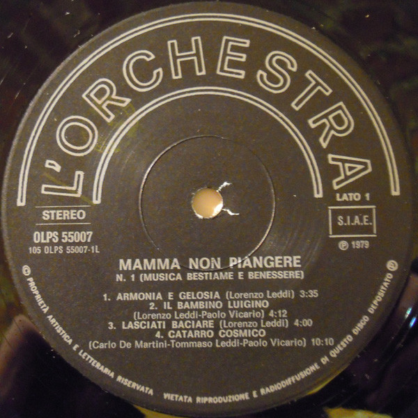 télécharger l'album Mamma Non Piangere - N1 Musica Bestiame E Benessere
