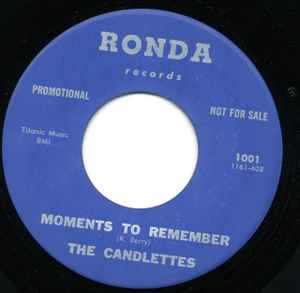 The Candlettes - Moments To Remember / Wrapped Up In A Dream album cover