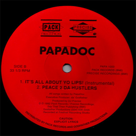 descargar álbum Papadoc - Its All About Yo Lips Peace 2 Da Hustlers