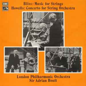 Arthur Bliss - Music For Strings / Concerto For String Orchestra album cover
