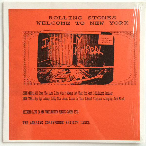 Rolling Stones – Welcome To New York (White, Vinyl) - Discogs