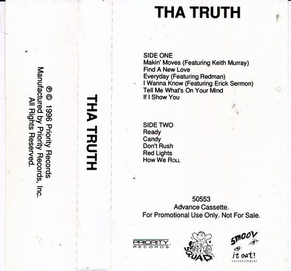 Tha Truth! – Makin' Moves... Everyday (1996, Cassette) - Discogs