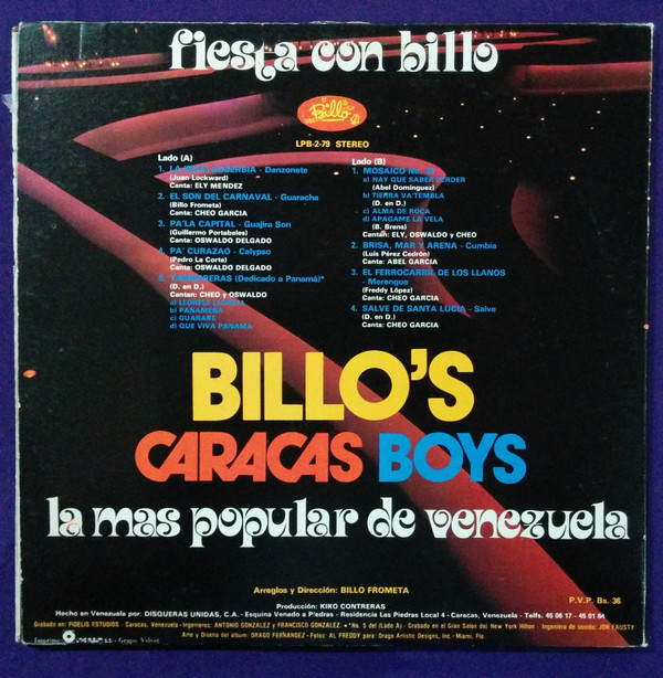 descargar álbum Billo's Caracas Boys - Fiesta Con Billo