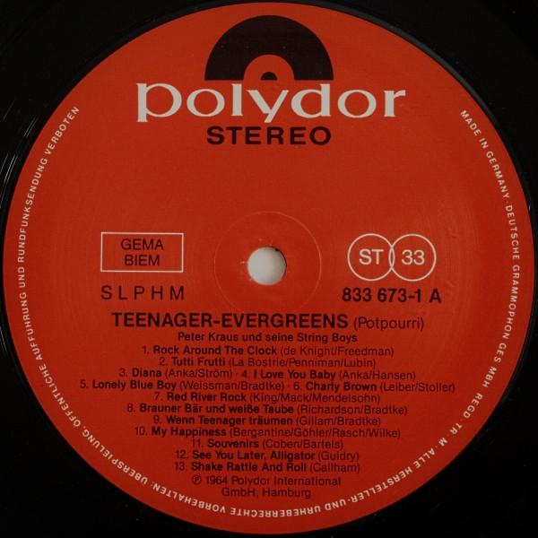 baixar álbum Peter Kraus Und Seine StringBoys - Teenager Evergreens