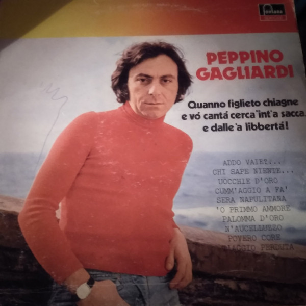 Album herunterladen Peppino Gagliardi - Quanno Figlieto Chiagne E Vò Cantà Cerca Int A SaccaE Dalle A Libbertà