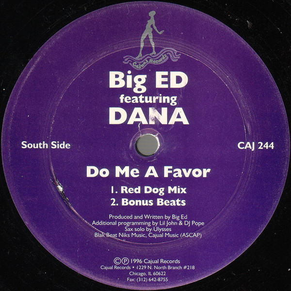 télécharger l'album Big Ed Featuring Dana - Do Me A Favor