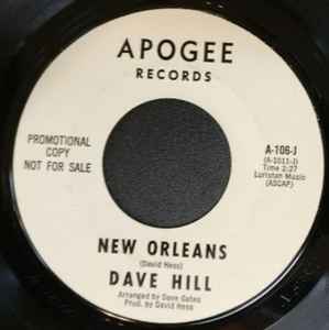 Dave Hill (48) - New Orleans / The Only Boy On The Beach album cover
