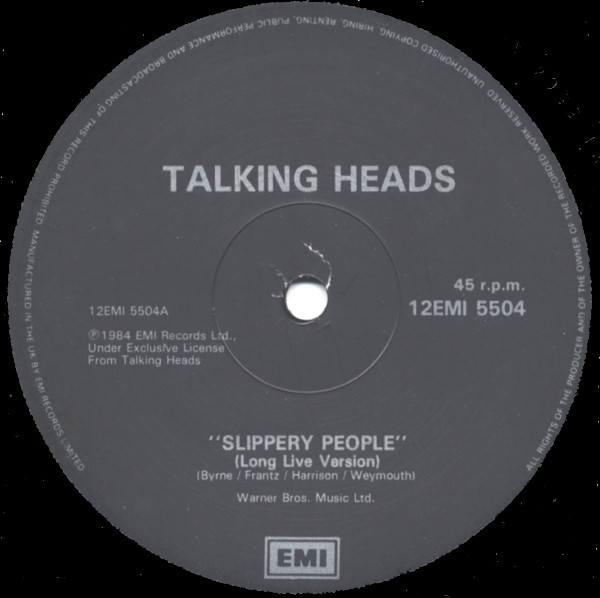 descargar álbum Talking Heads - Slippery People