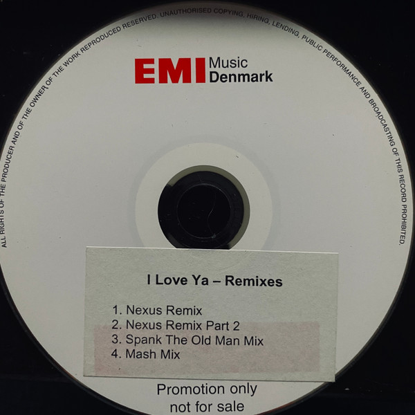 Nik & Jay – Love Ya (Remixes) (2007, CDr) Discogs